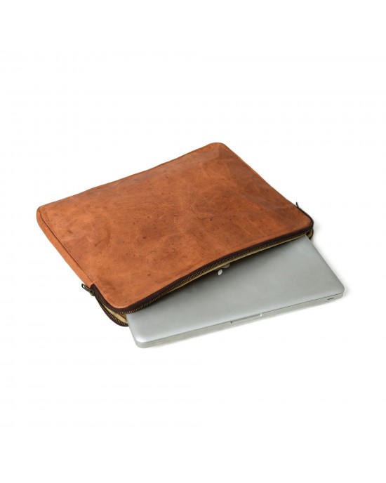 Zento Laptop Sleeve - Tan Brown