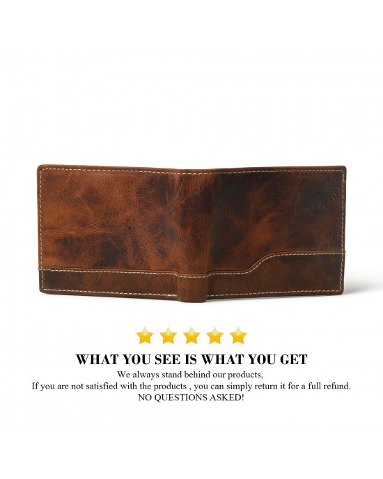 Judson Bi-fold Wallet - Brown