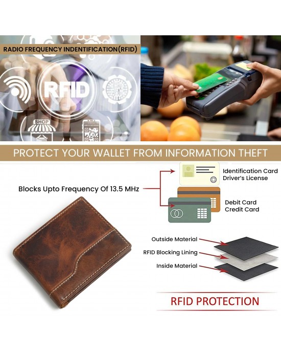 Judson Bi-fold Wallet - Brown