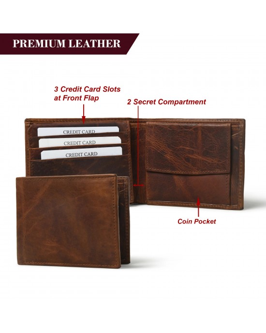 Maxton Bi-fold Leather Wallet