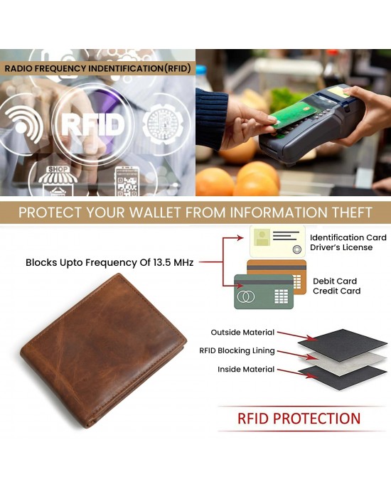 Maxton Bi-fold Leather Wallet