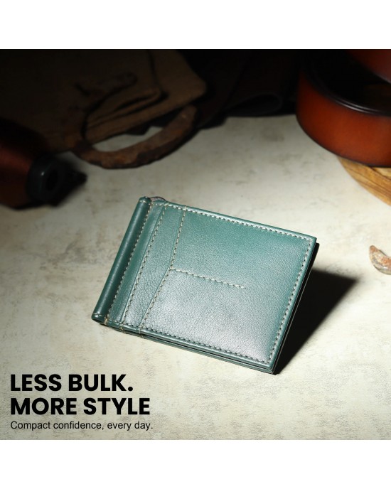 Finley Money Clipper- Green