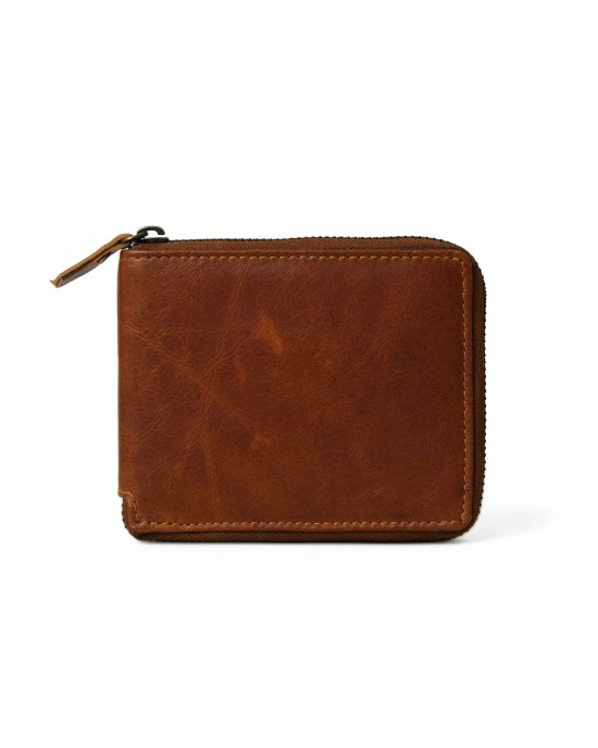 Adams Bi-Fold Wallet- Walnut Brown