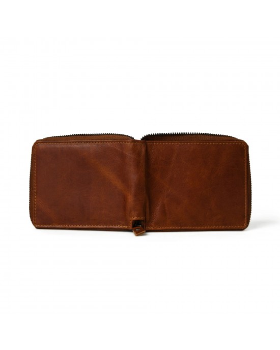 Adams Bi-Fold Wallet- Walnut Brown