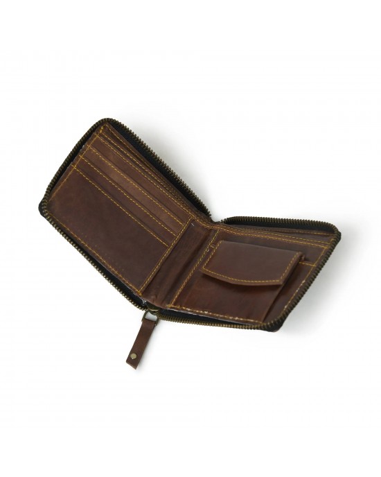 Adams Bi-Fold Wallet- Walnut Brown