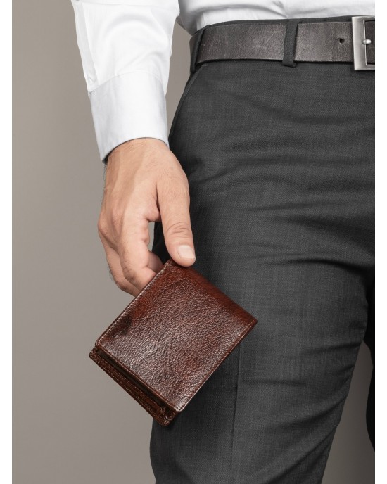 Brown Sleek-Fit Wallet
