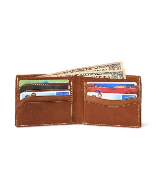Buffalo Leather Men's Wallet - Vertical