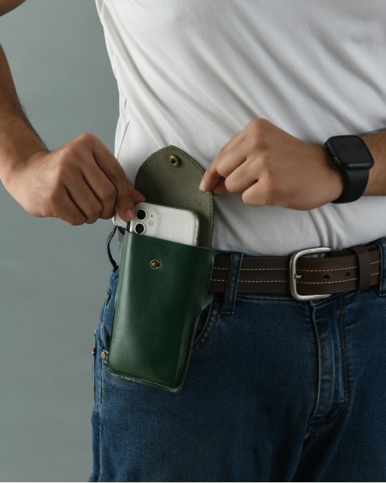 Mobile Holster Case- Green