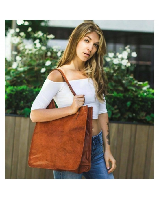 Shannon Leather Tote
