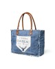 Denim Boho Chic Canvas Shoulder Bag