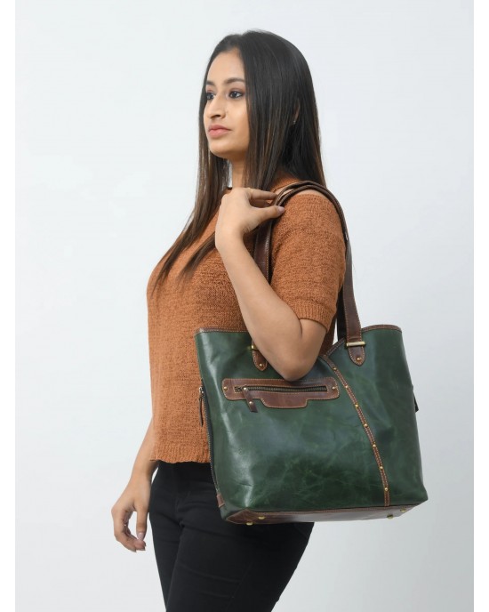 The Riley Handbag- Green