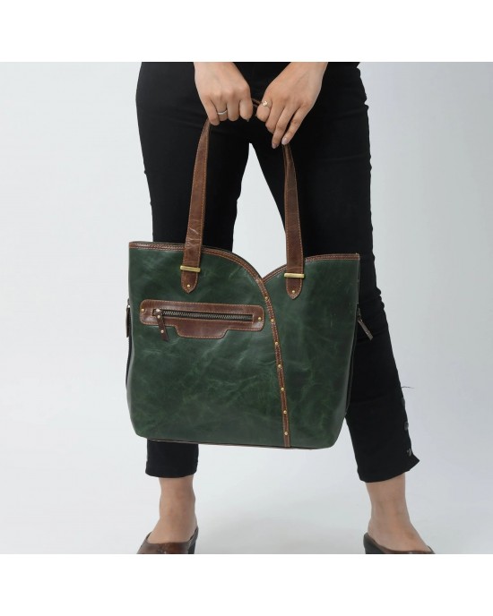 The Riley Handbag- Green