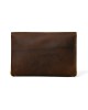 Chic Cocoa Leather Women's Clutch