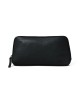 Classic Black Leather Clutch