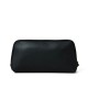 Classic Black Leather Clutch