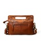Western Leather Clutch Tooling Purse