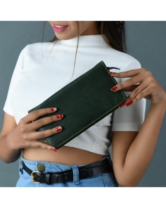 Blair Women's Wallet- Olive Green