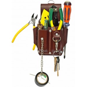 Pro Electrician Pouch, Tool Pouch with Belt Clip