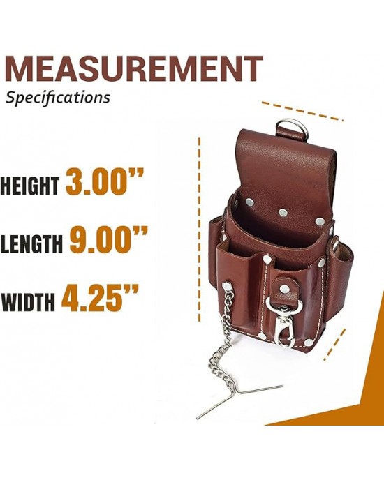 Pro Electrician Pouch, Tool Pouch with Belt Clip