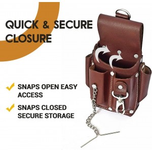 Pro Electrician Pouch, Tool Pouch with Belt Clip