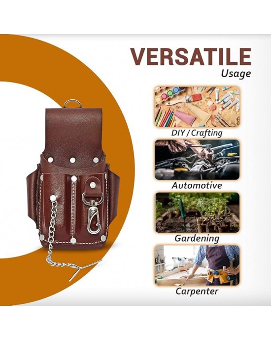 Pro Electrician Pouch, Tool Pouch with Belt Clip