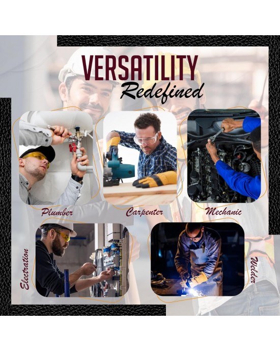 Rising Star Wears Pure Oil Tanned Leather Tool Belt Pouch Perfect For Carpenters, Plumbers, Electricians, Gardeners And Construction Workers Multipurpose 18 Pockets Pouch With Framing Tool Bags