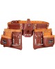 Rising Star Pro-230 100% Genuine Leather Tool Belt Pouch| Heavy Duty Belt For Carpenter,handy Man & Women, Electrician,plumbers, Construction Workers,gardner, Landscaper,maintenance Workers.