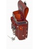 Rising Star Wears-11 Pockets Maroon 100% Oil-tanned Grain Leather,electrician Tool Pouch, Tape Measure,screwdriver,hammer & Pliers Organizer,ideal For Carpenter,plumber,framer & Construction Worker