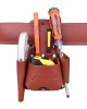 Rising Star Wears Leather Tool Belt For Hammer,screwdriver,tape Measure,perfect For Carpenters,electricians,plumbers,craftsmen & Handymen-5 Pockets,oil-tanned –brown