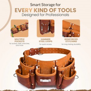 Pro Durable Work Belt for Carpenters & Tradesmen