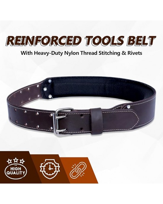 Leather Waist, Premium Leather with 4MM thickness Tool Belt