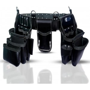 Premium Oil Tanned Leather Tool Belt, Tool Pouch