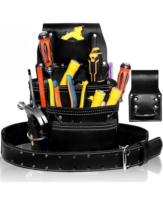 Tool Pouch for Construction,Heavy Duty Hammer Holder