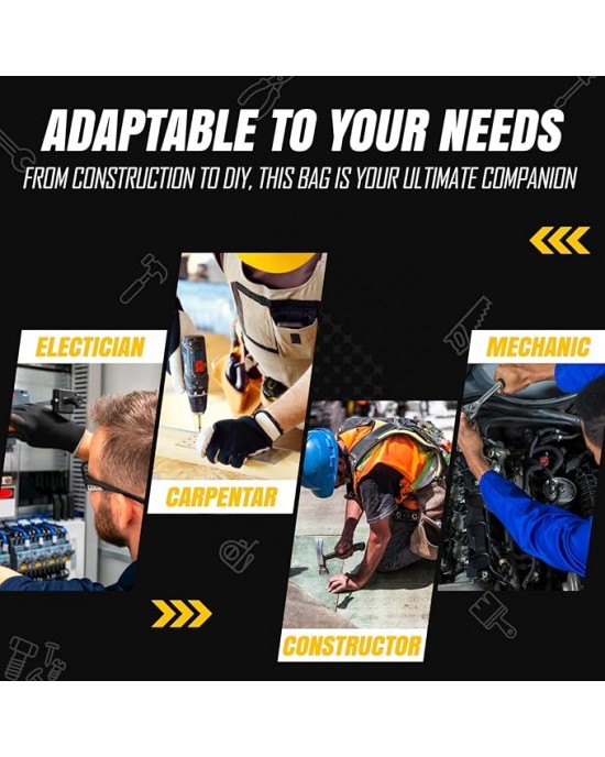 Tool Pouch for Construction,Heavy Duty Hammer Holder