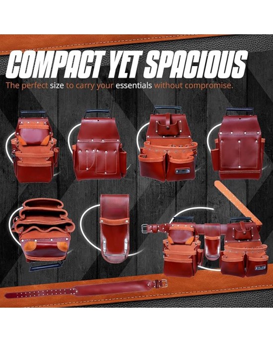 Tool Belt, Tool bag with 4 Loops)