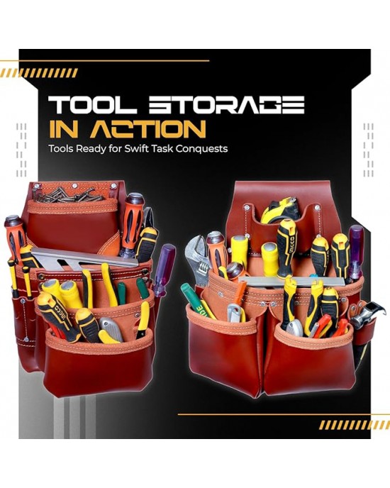 PRO-19 Tool Belt/Pouch/Bag with suspenders