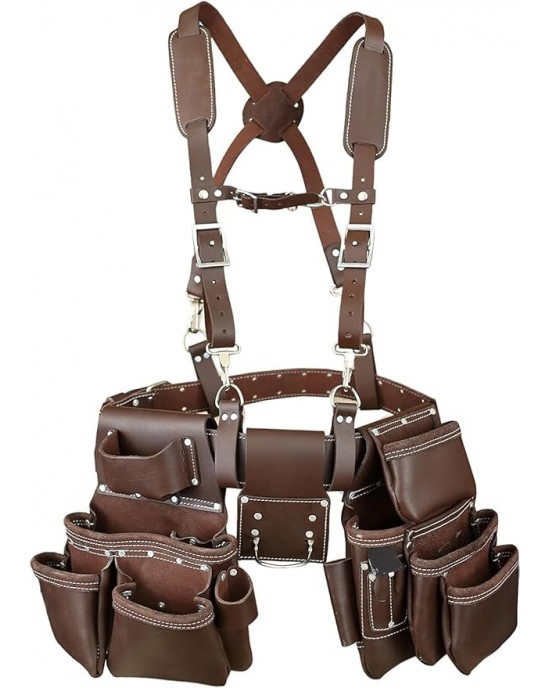 Tool Pouch,tool belt with suspenders