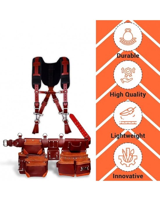 Tool Belts pouch with suspenders