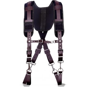 Tool Belts for mens, Tool Belt with Suspenders, Extra Large)