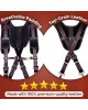 Tool Belts for mens, Tool Belt with Suspenders, Extra Large)