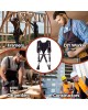 Tool Belts for mens, Tool Belt with Suspenders, Extra Large)