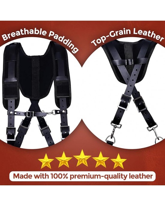 Tool Belts with Suspenders, with for Construction, Framers