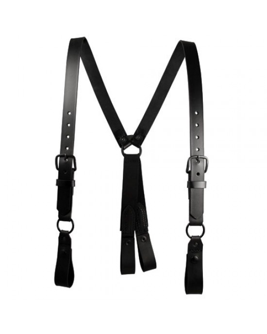 Leather suspender tool belt