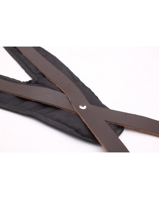 Leather suspender tool belt