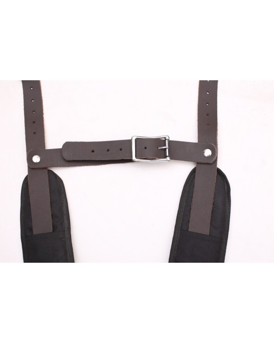 Leather suspender tool belt